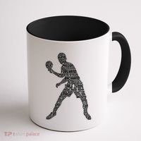 Ping Pong Player Table Tennis Cute Gift Coffee Mug thumb 1