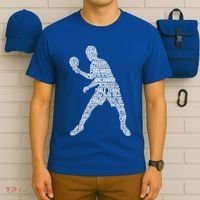 Ping Pong Player Table Tennis Cute Gift T-Shirt thumb 6
