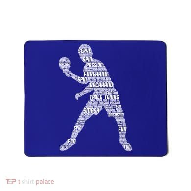 Ping Pong Player Table Tennis Cute Gift Mousepad