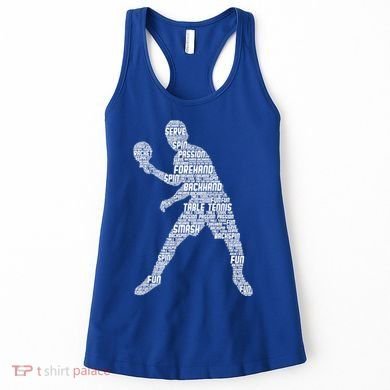 Ping Pong Player Table Tennis Cute Gift Women's Tank Top
