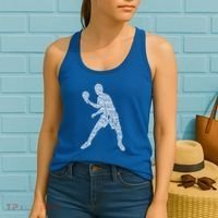 Ping Pong Player Table Tennis Cute Gift Women's Tank Top thumb 2