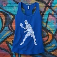 Ping Pong Player Table Tennis Cute Gift Women's Tank Top thumb 3