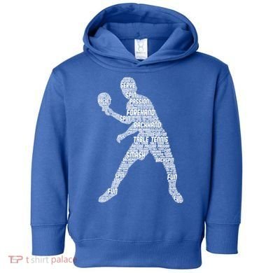Ping Pong Player Table Tennis Cute Gift Toddler Hoodie