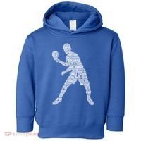 Ping Pong Player Table Tennis Cute Gift Toddler Hoodie thumb 0