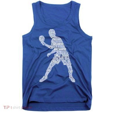 Ping Pong Player Table Tennis Cute Gift Tank Top