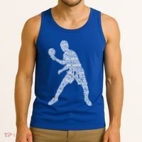 Ping Pong Player Table Tennis Cute Gift Tank Top thumb 3