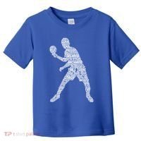 Ping Pong Player Table Tennis Cute Gift Toddler T-Shirt thumb 0
