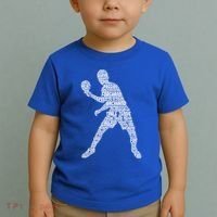 Ping Pong Player Table Tennis Cute Gift Toddler T-Shirt thumb 2
