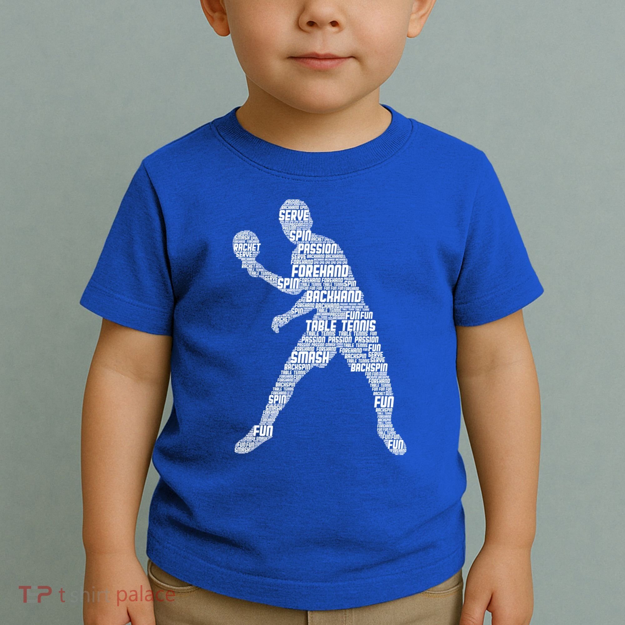 Ping Pong Player Table Tennis Cute Gift Toddler T-Shirt