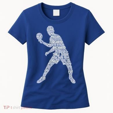 Ping Pong Player Table Tennis Cute Gift Women's T-Shirt