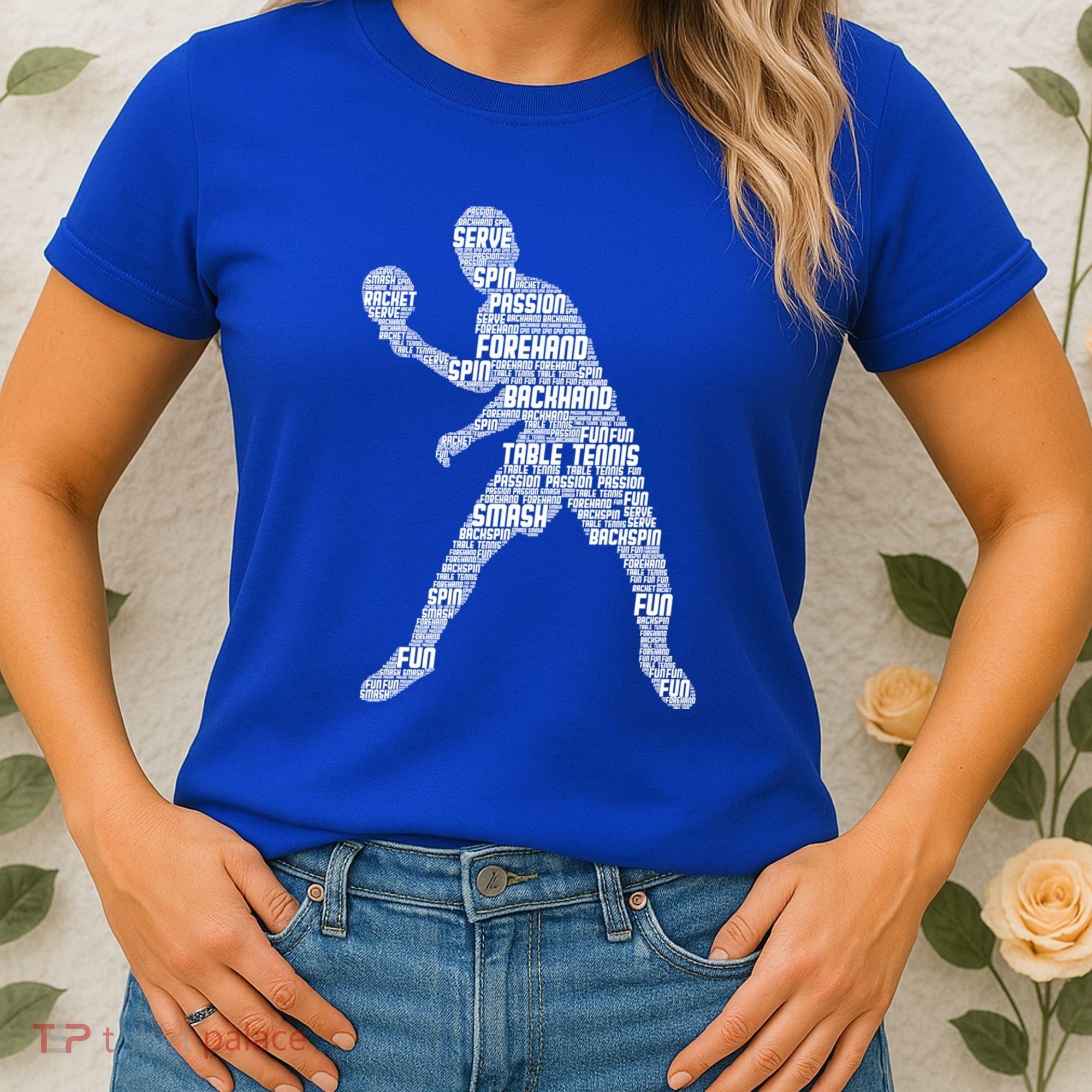 Ping Pong Player Table Tennis Cute Gift Women's T-Shirt