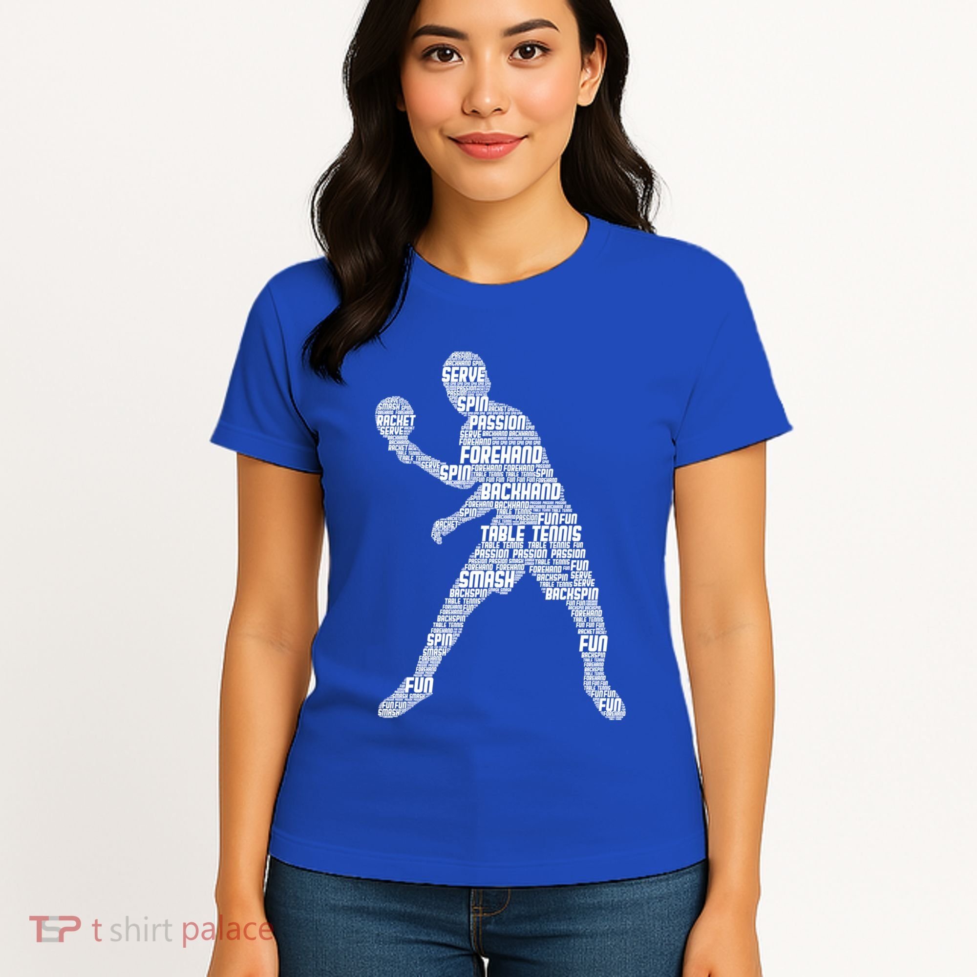 Ping Pong Player Table Tennis Cute Gift Women's T-Shirt