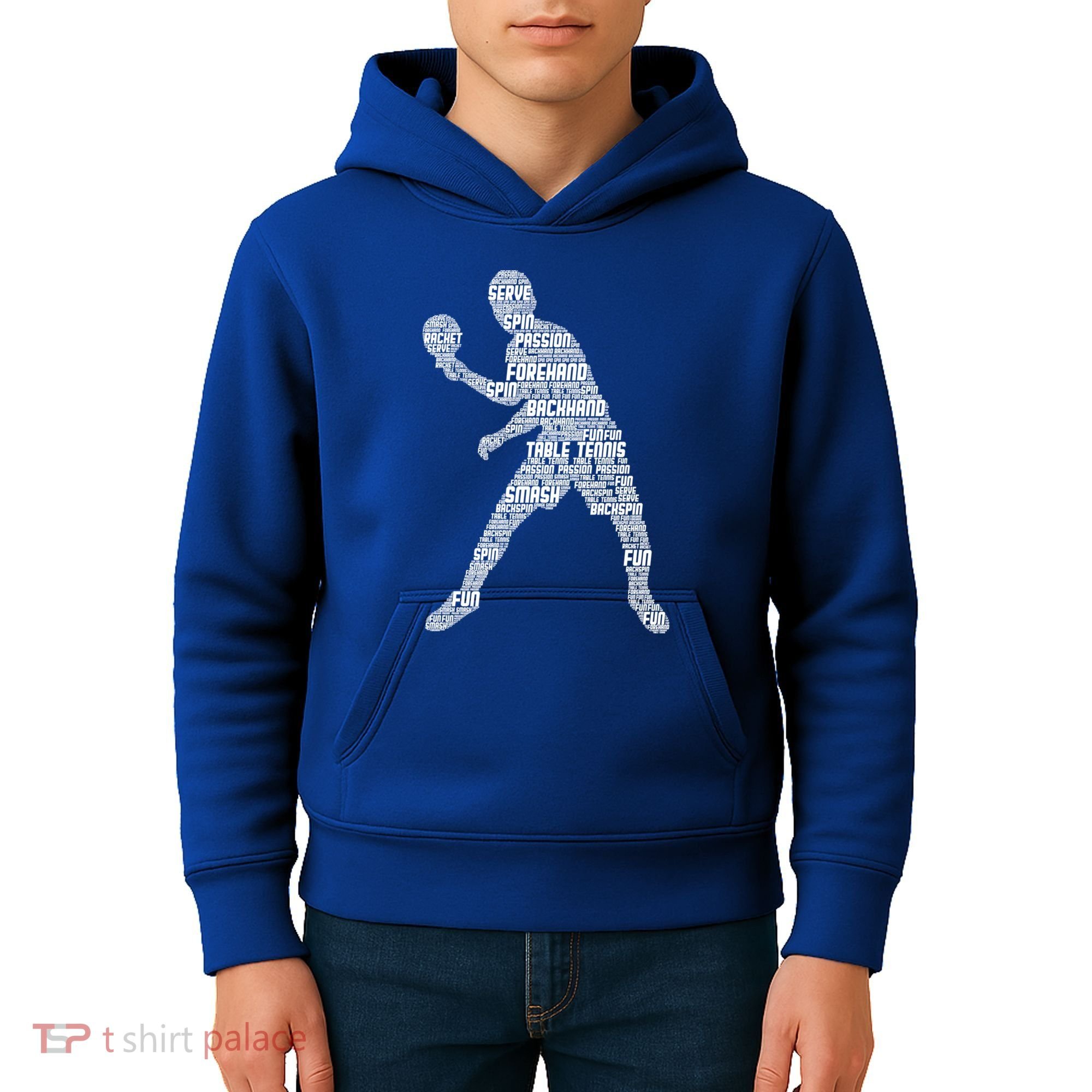 Ping Pong Player Table Tennis Cute Gift Kids Hoodie