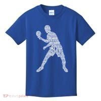 Ping Pong Player Table Tennis Cute Gift Kids T-Shirt thumb 0