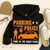 Parking Police Park At The Right Place Hoodie thumb 4