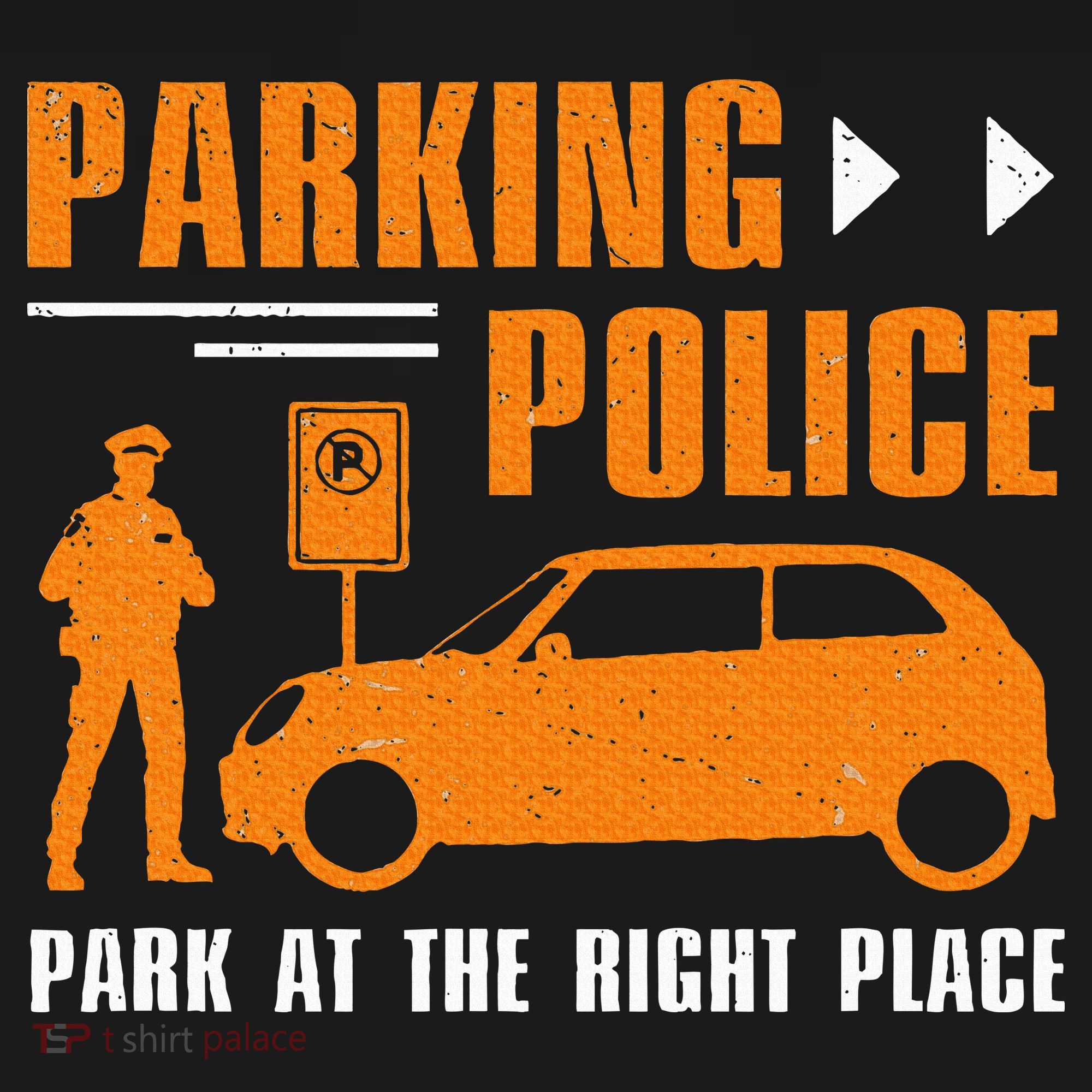 Parking Police Park At The Right Place Coaster