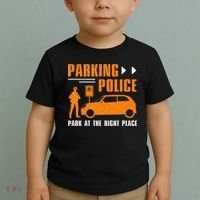 Parking Police Park At The Right Place Toddler T-Shirt thumb 2