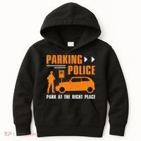 Parking Police Park At The Right Place Kids Hoodie thumb 0