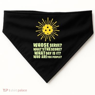 PickleBall Player Funny sport  gif for fan USA-Made Doggie Bandana