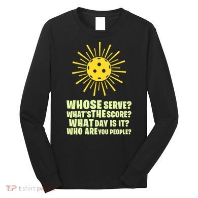 PickleBall Player Funny sport  gif for fan Long Sleeve Shirt