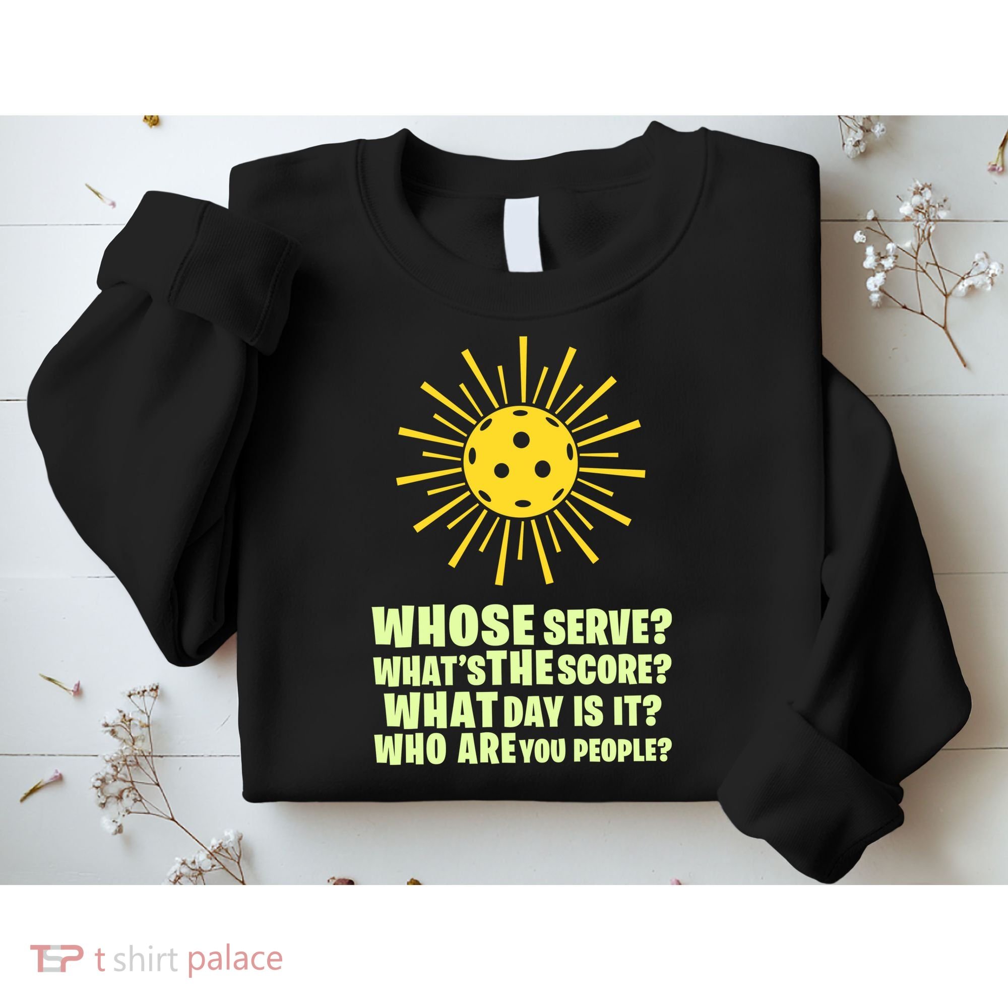 PickleBall Player Funny sport  gif for fan Sweatshirt