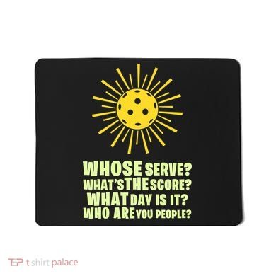 PickleBall Player Funny sport  gif for fan Mousepad