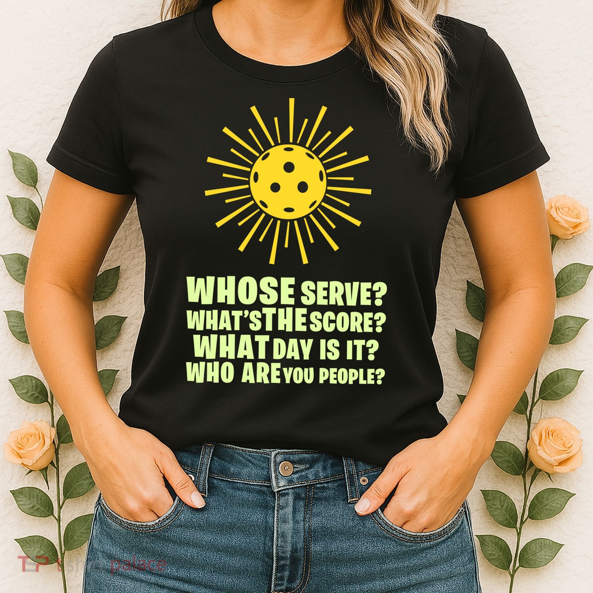 PickleBall Player Funny sport  gif for fan Women's T-Shirt