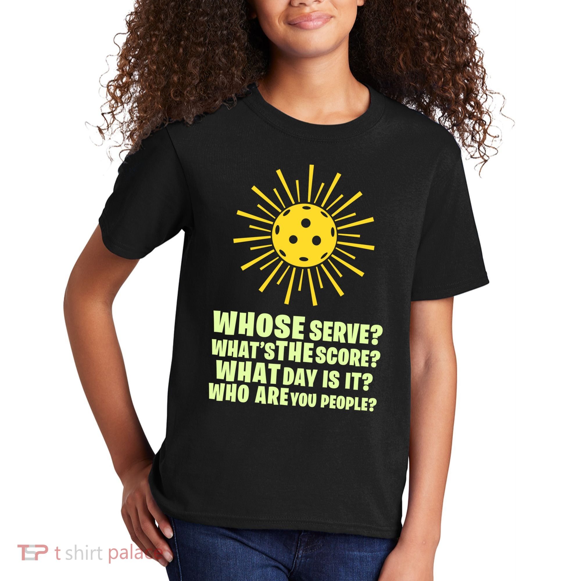 PickleBall Player Funny sport  gif for fan Kids T-Shirt