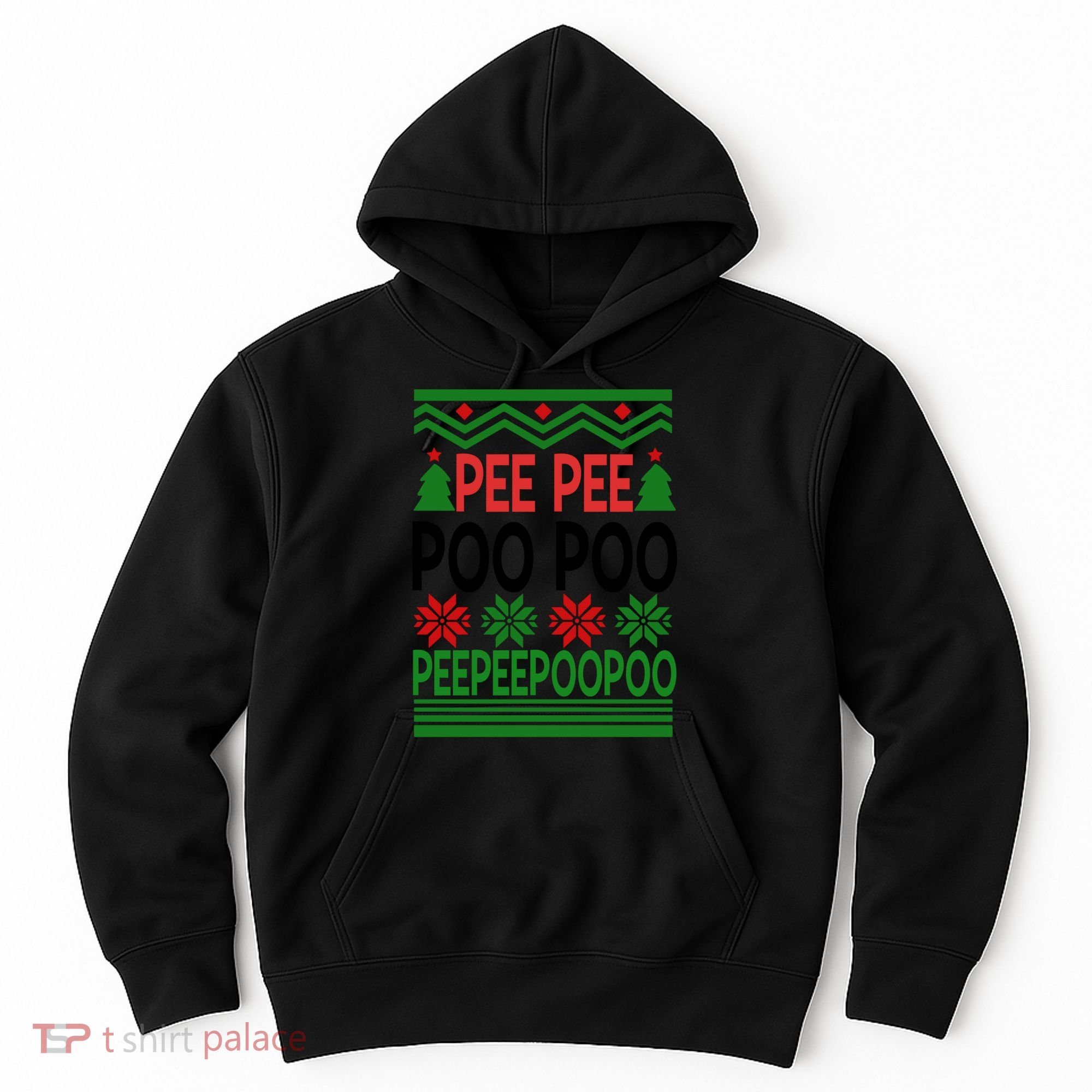 Pee Poo Poo Ugly Christmas Hoodie