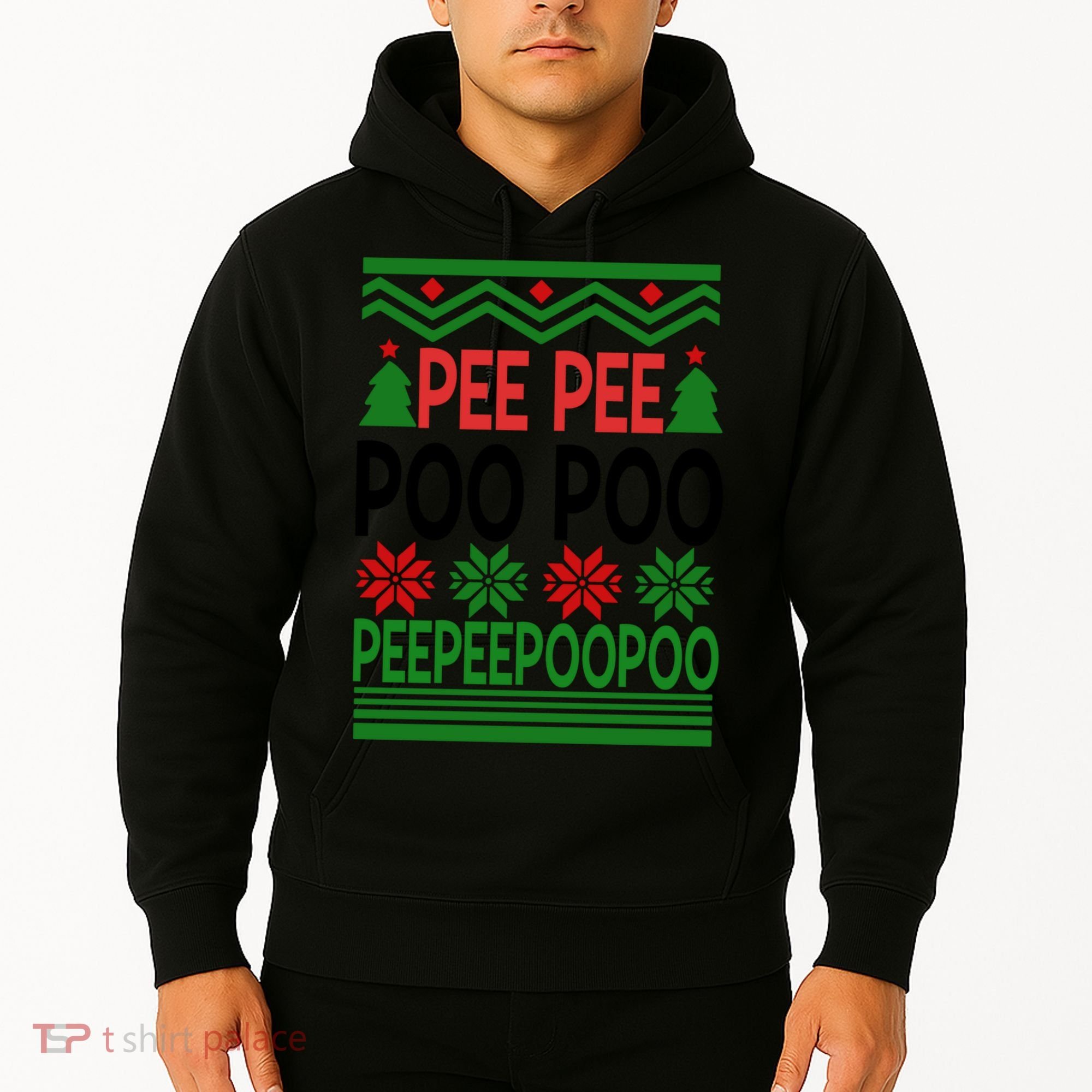 Pee Poo Poo Ugly Christmas Hoodie