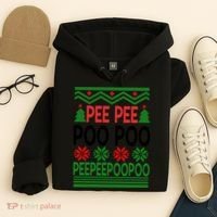 Pee Poo Poo Ugly Christmas Hoodie thumb 4