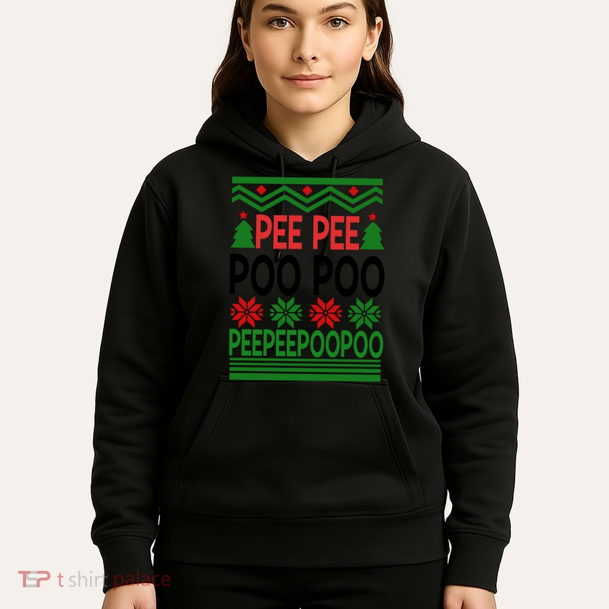 Pee Poo Poo Ugly Christmas Hoodie