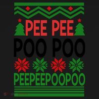 Pee Poo Poo Ugly Christmas Long Sleeve Shirt thumb 2