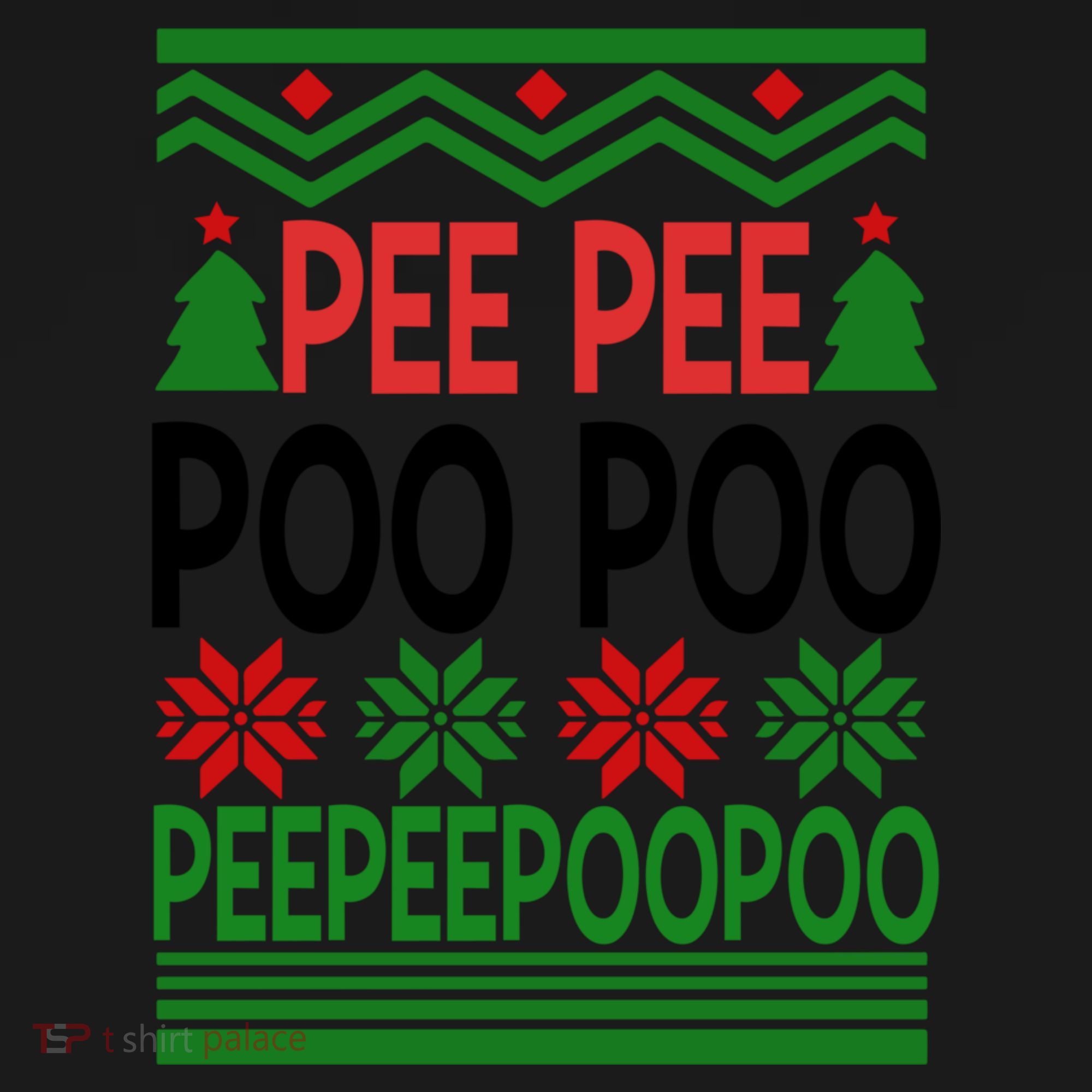 Pee Poo Poo Ugly Christmas Sweatshirt
