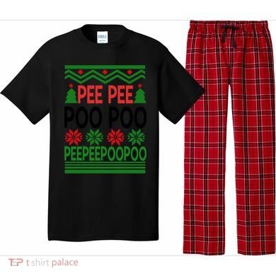 Pee Poo Poo Ugly Christmas Pajama Set