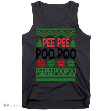 Pee Poo Poo Ugly Christmas Tank Top