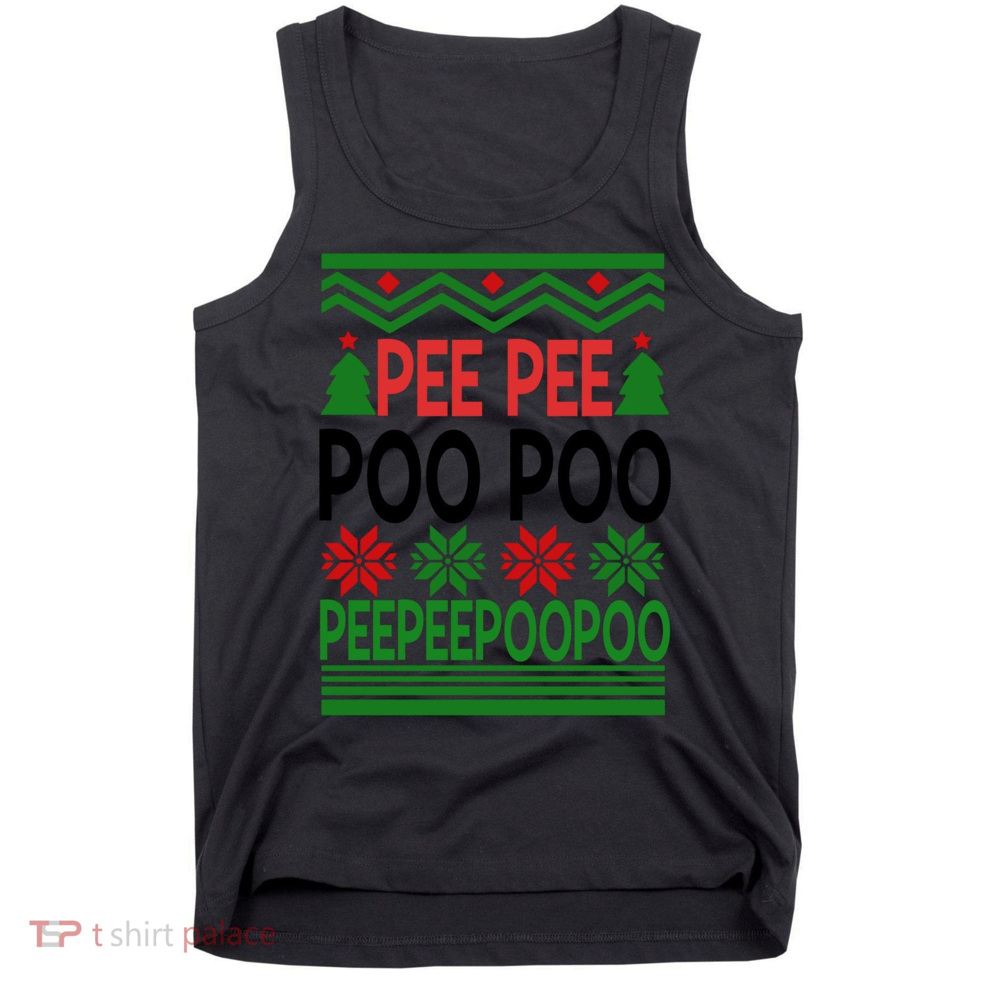 Pee Poo Poo Ugly Christmas Tank Top