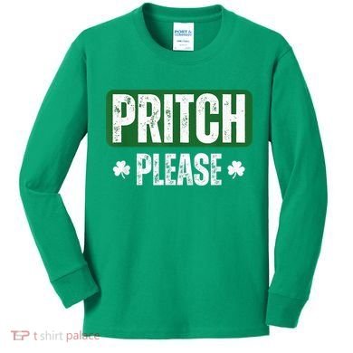 Pritch Please Kids Long Sleeve Shirt