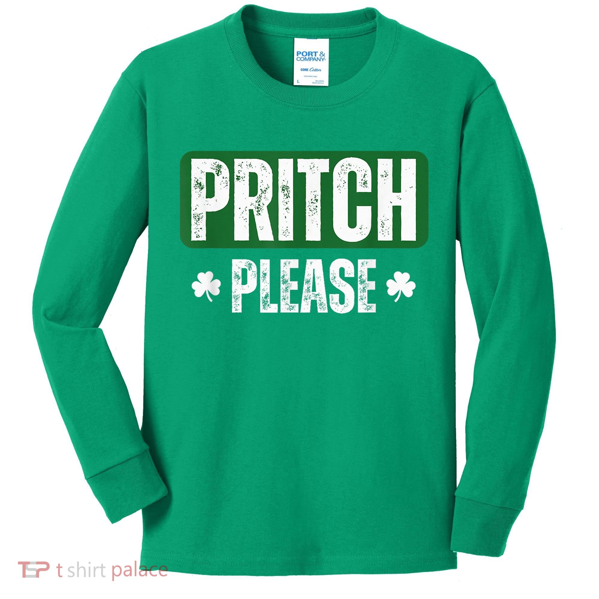 Pritch Please Kids Long Sleeve Shirt