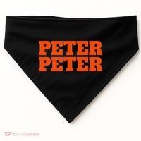 Peter Peter Pumpkin Eater Halloween Couples Costume USA-Made Doggie Bandana thumb 0