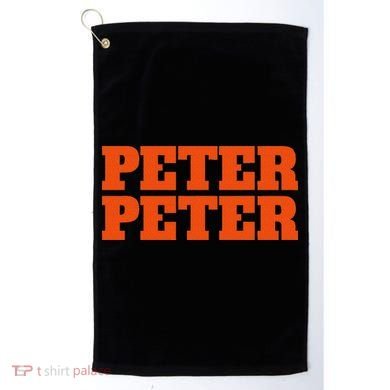Peter Peter Pumpkin Eater Halloween Couples Costume Golf Towel