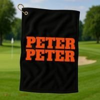 Peter Peter Pumpkin Eater Halloween Couples Costume Golf Towel thumb 1