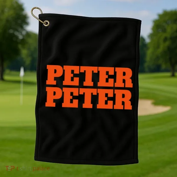 Peter Peter Pumpkin Eater Halloween Couples Costume Golf Towel