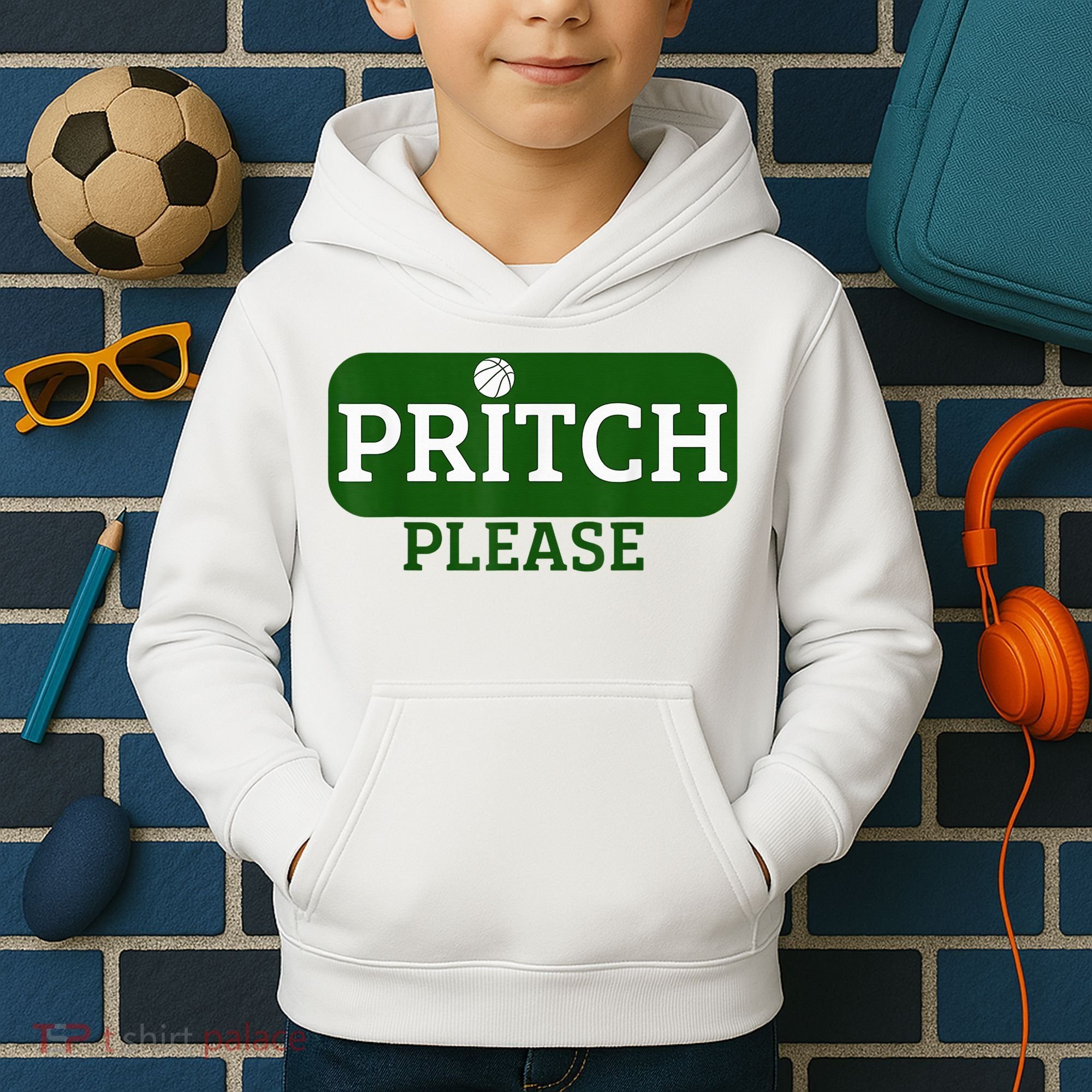 Pritch Please Kids Hoodie