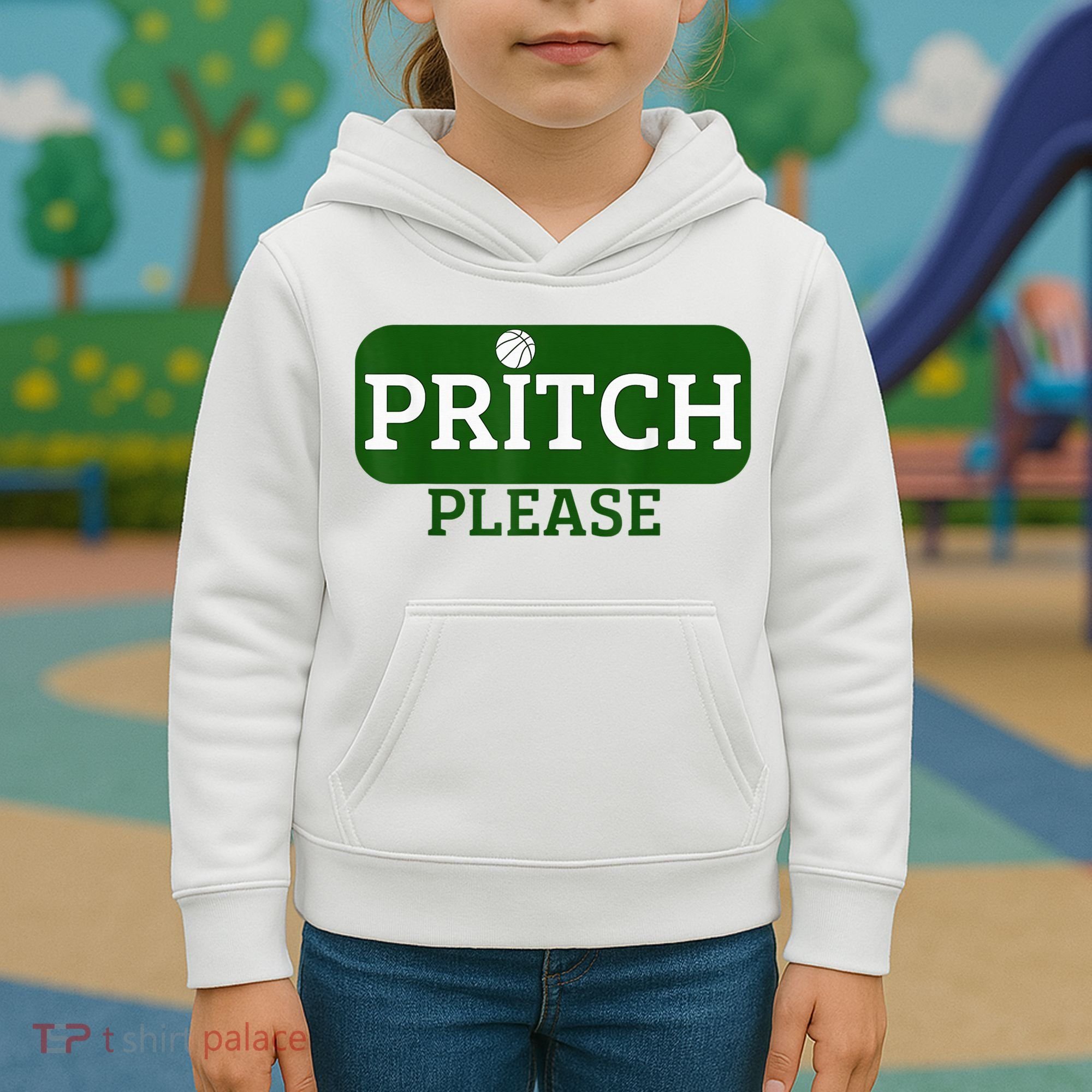 Pritch Please Kids Hoodie