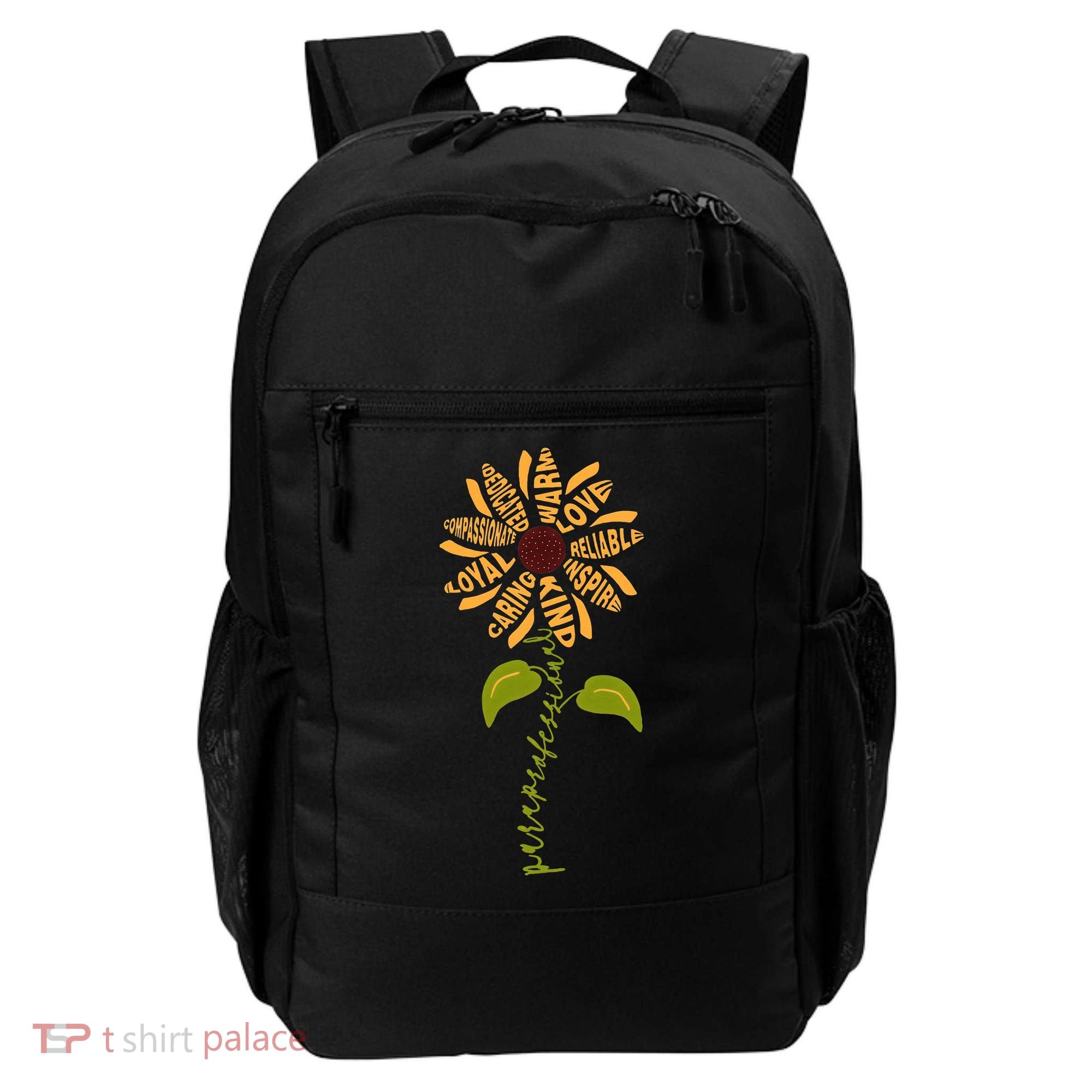 Para professional Paraeducator Teacher Sunflower Backpack
