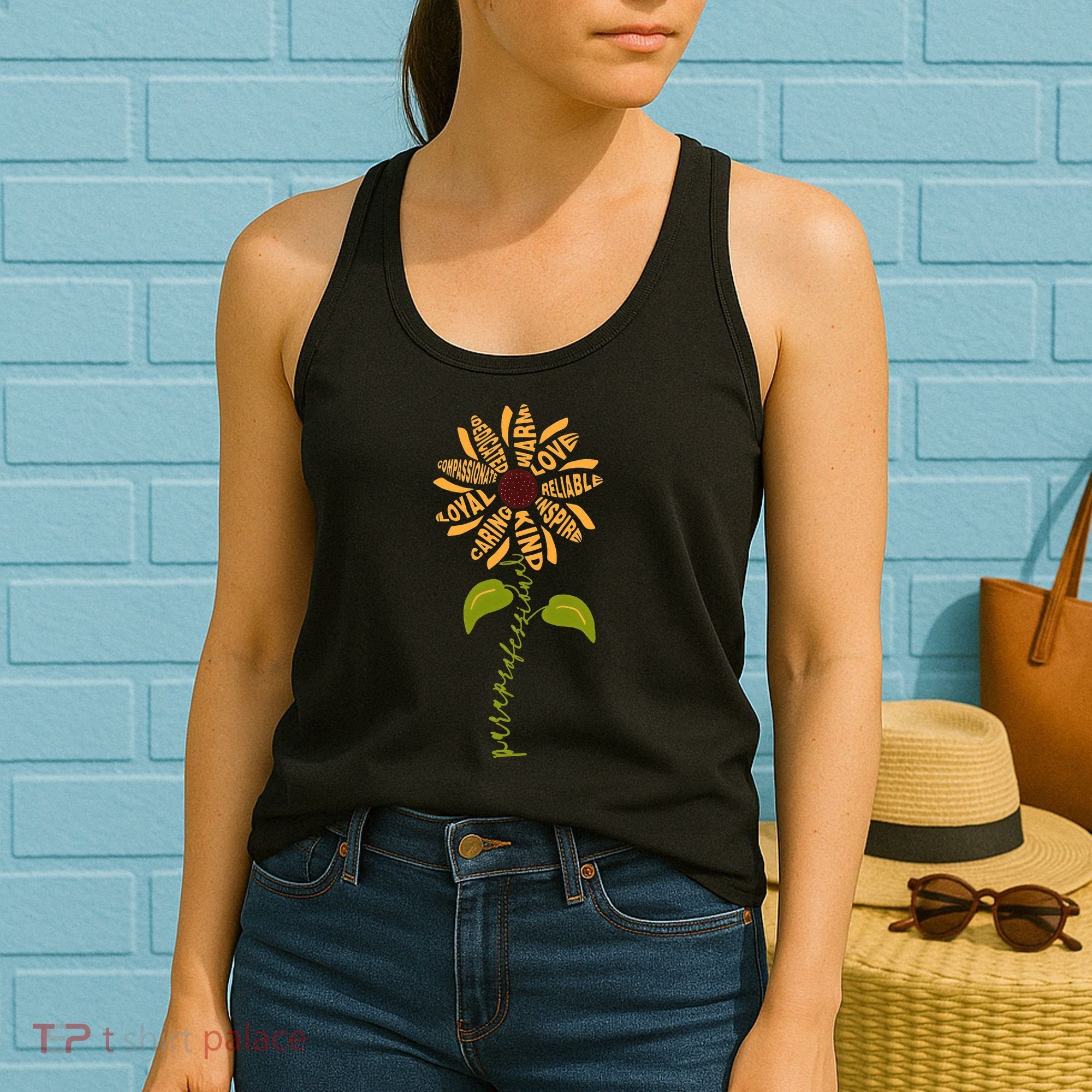 Para professional Paraeducator Teacher Sunflower Women's Tank Top