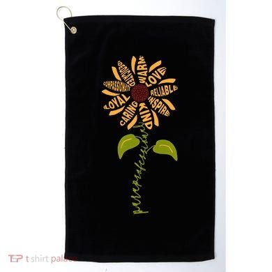 Para professional Paraeducator Teacher Sunflower Golf Towel