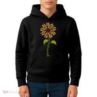 Para professional Paraeducator Teacher Sunflower Kids Hoodie thumb 4