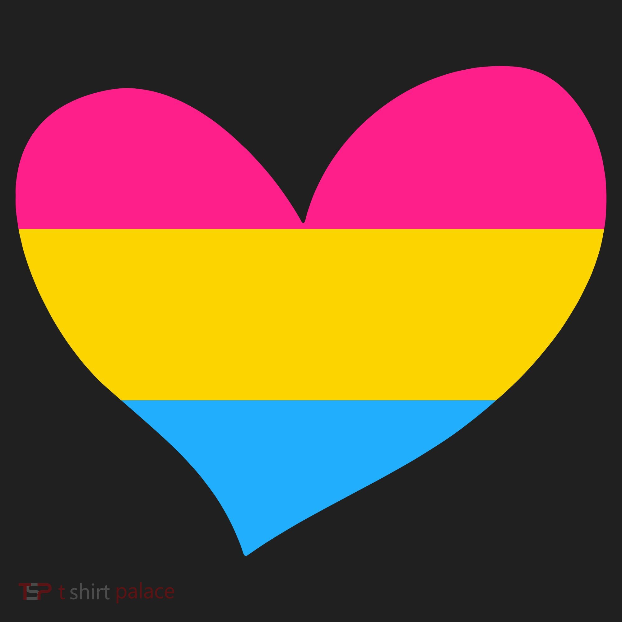 Pansexual Pan Pride Flag Heart LGBT Women's Sweatshirt